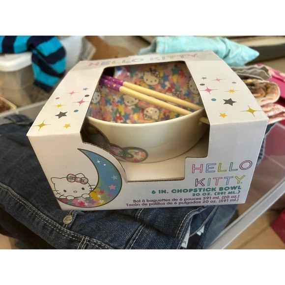 Hello Kitty chopstick bowl‎ - Picture 1 of 3